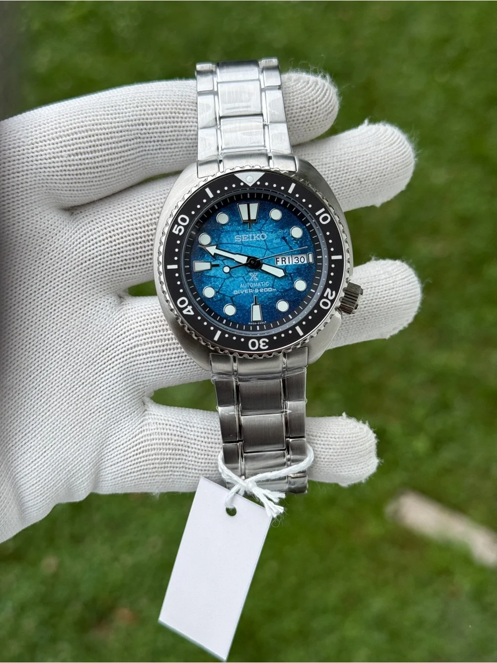 Seiko Prospex Special Edition Blue Dial Automatic Stainless Steel Watch mens